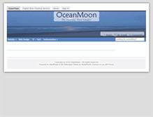 Tablet Screenshot of oceanmoon.com